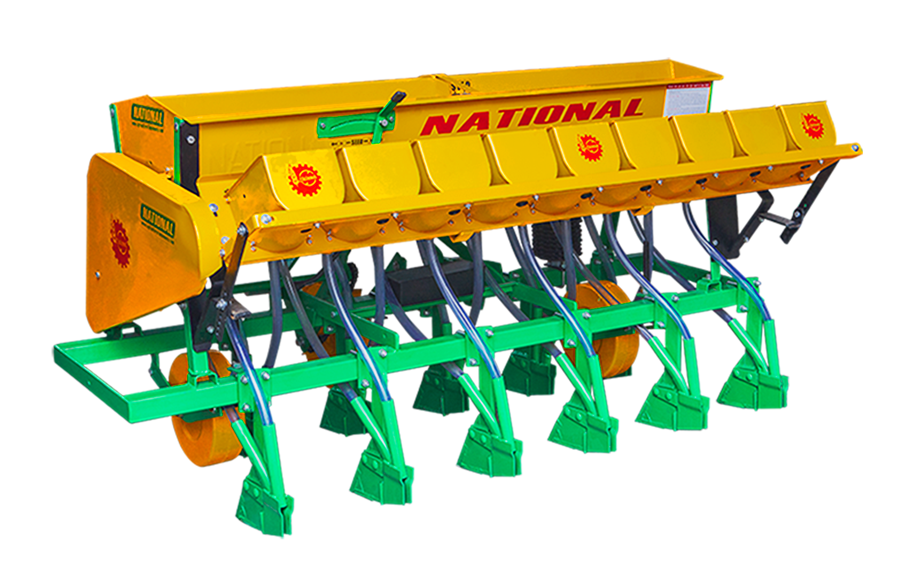 Mild Steel National Multi Crop Seed Cum Fertilizer Seed Drill